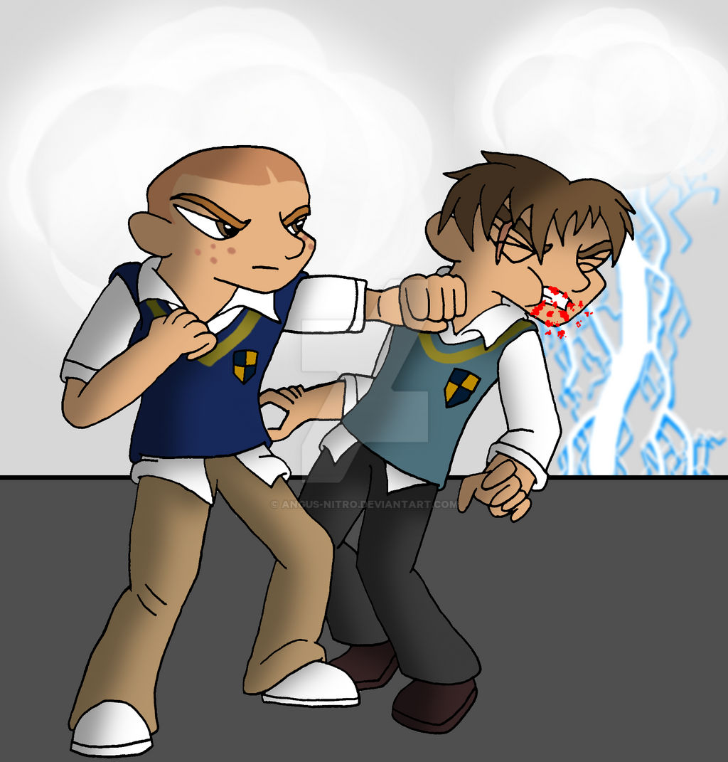 Bully Deviantart Bully Jimmy VS Gary by Angus-Nitro on DeviantArt