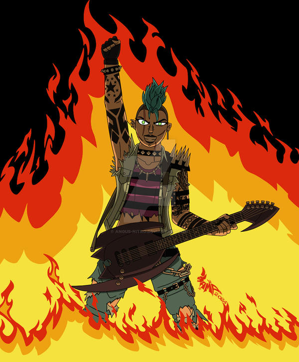 Punk Rocker Pfps Commission - Punk Rocker by Angus-Nitro on DeviantArt