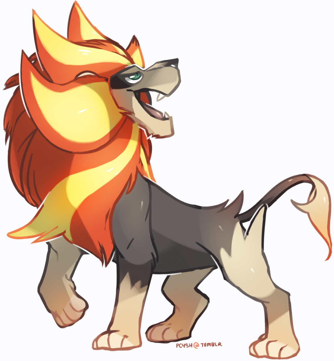 pyroar doodle