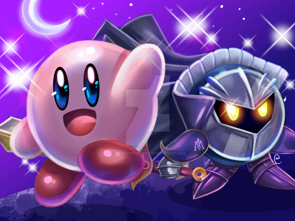 Kirby and Meta Knight by XxDylanPicklexX on DeviantArt
