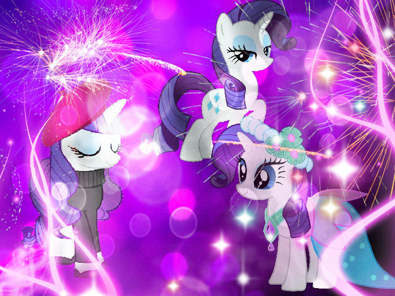MLP: Rarity wallpaper by DiamondStarfall on DeviantArt