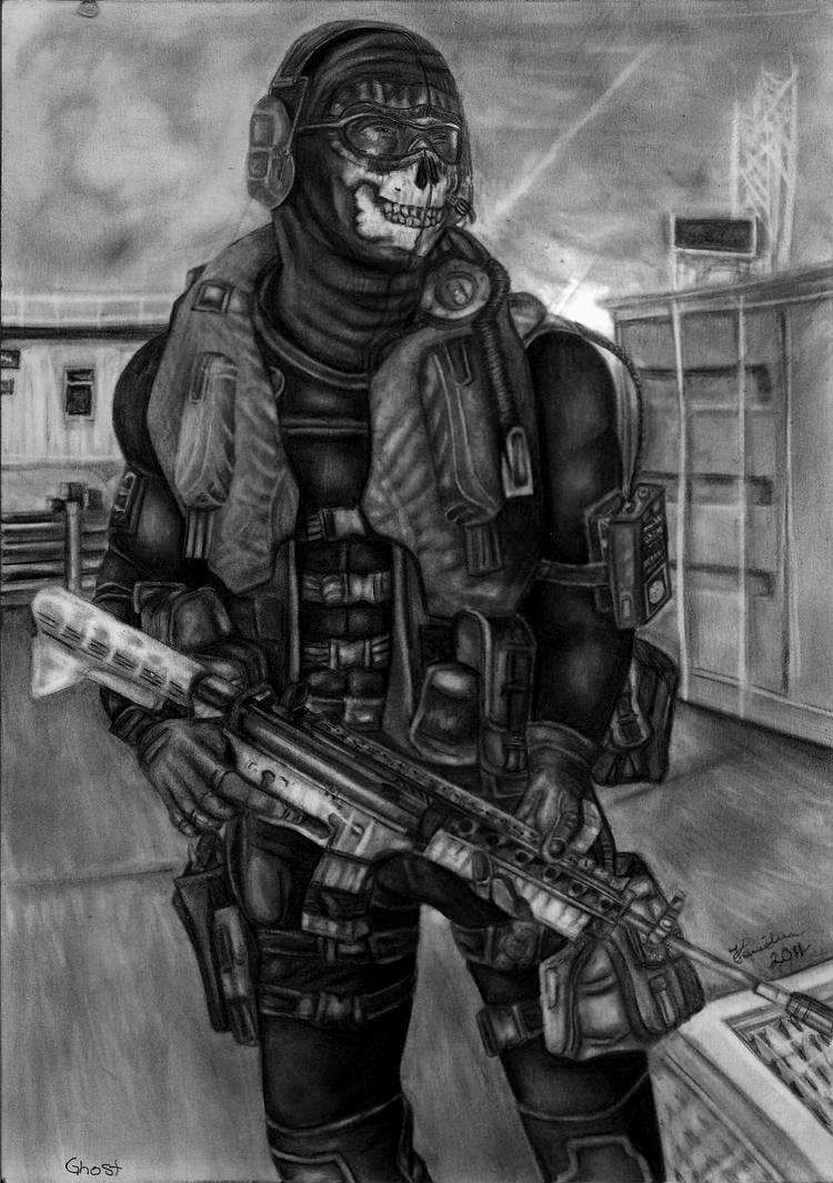 MW2 Ghost Mask Ver.2 by killero94 on DeviantArt