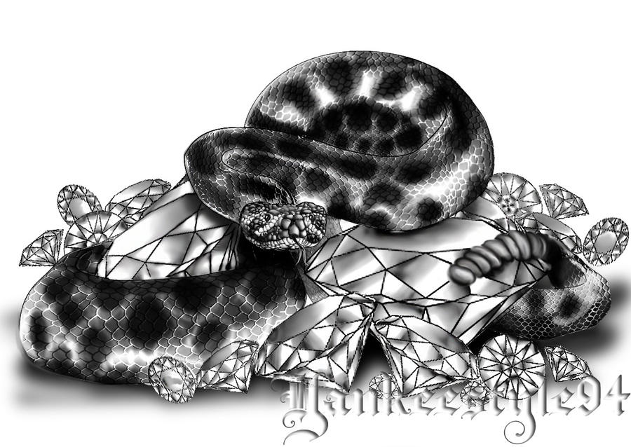 Diamondback Rattlesnake by Yankeestyle94 on DeviantArt