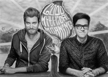 Rhett and Link Good Mythical Morning by Yankeestyle94