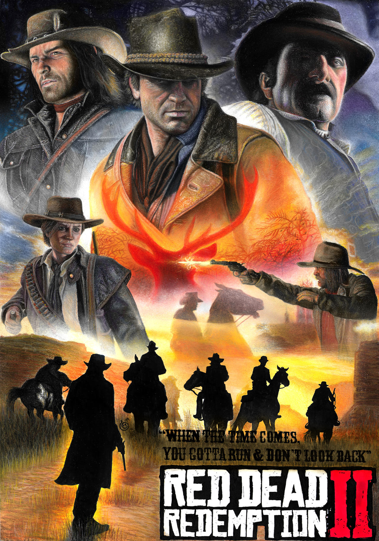 RED DEAD REDEMPTION: REMAKE Back cover. Took me a long time so please like : r/reddeadredemption2
