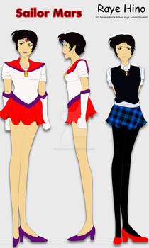 SABAN Sailor Mars concept art final