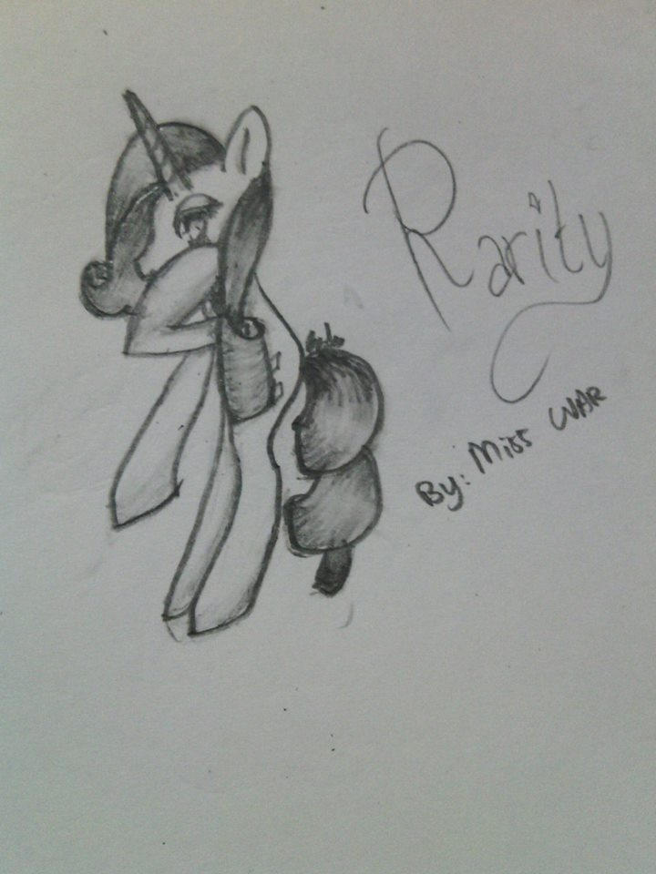 Mlp Rarity Art by XWarPainterX on DeviantArt