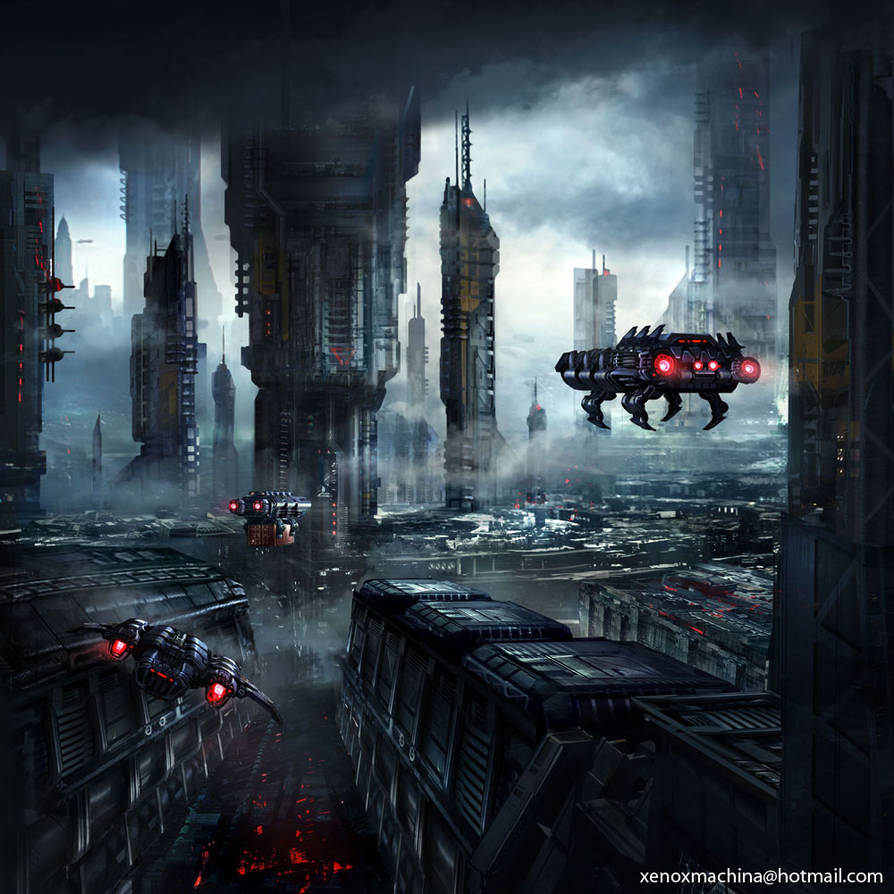 Machine City by AlienTan on DeviantArt