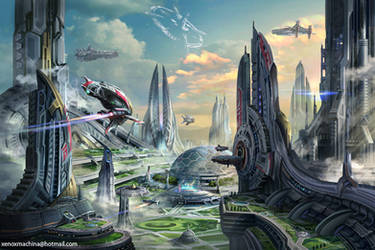 Sci-fi Metropolis