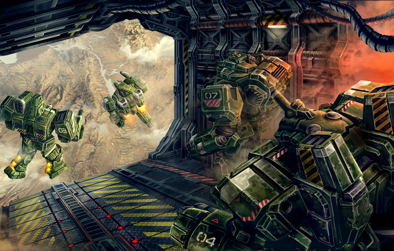 BattleTech: Hot Spots Hinterlands interior art by AlienTan on DeviantArt