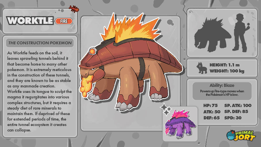 Grottle Type Grotle Type Swap - Worktle by primalsurge on DeviantArt
