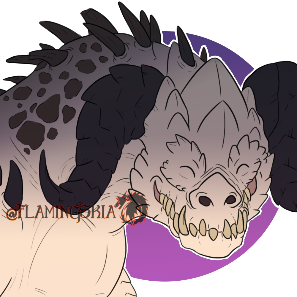 Deathclaw Inflation Deviantart Commission 004 - Deathclaw by FlamingSkia on DeviantArt