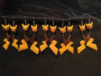 Pikachu earrings