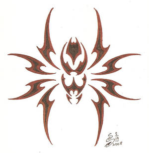 spider tattoo design