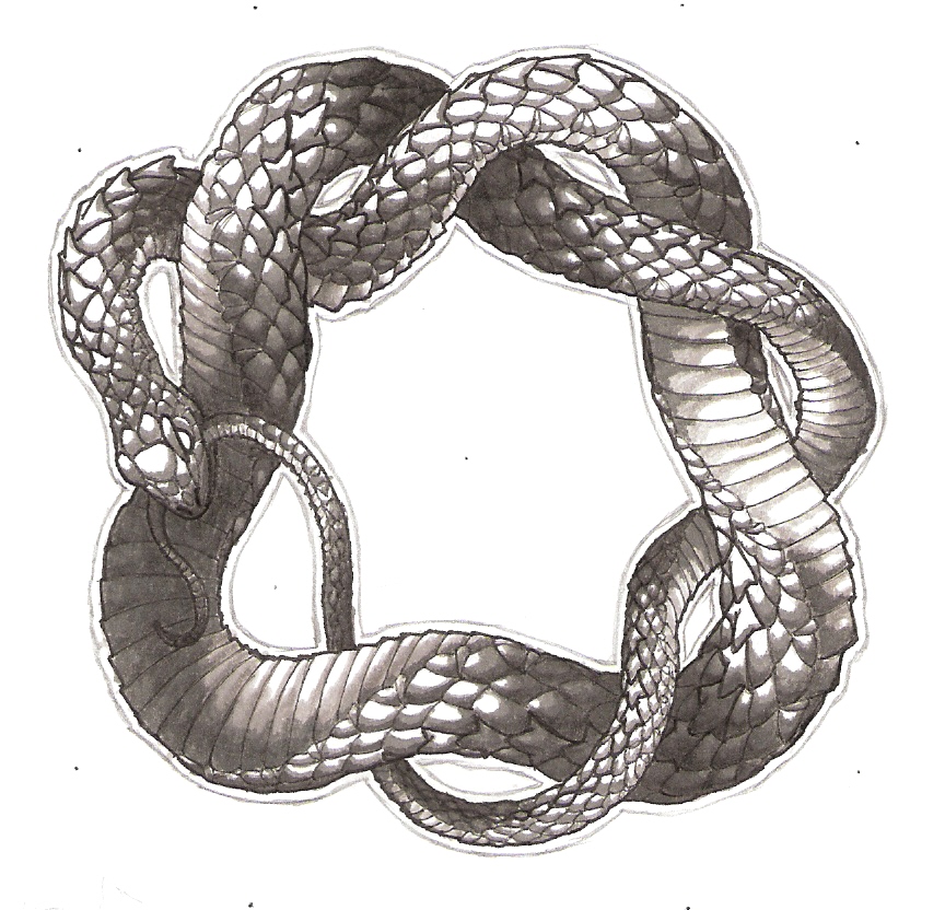 coiling snake