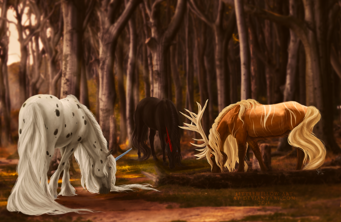 good friends come in threes by littlewillow-art