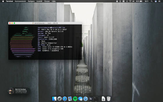 First Mac desktop