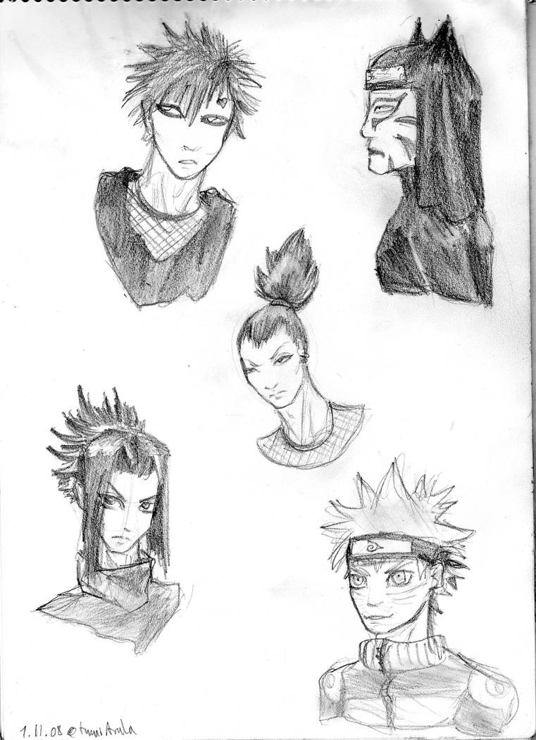 Naruto  characters doodle  by TheTwistedOne on DeviantArt  Naruto  characters doodle  by TheTwistedOne on DeviantArt
