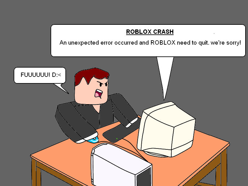 Roblox Crash By Ariq333 On Deviantart - how to fix an unexpected error has occurred roblox