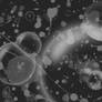 Abstract splater bubble
