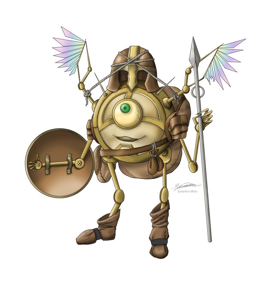 Modron Adventurer (commission) by Medievalkite on DeviantArt