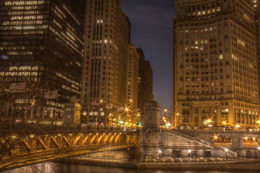 Michigan Ave. Bridge Sunrise