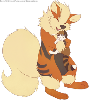 Arcanine uses Hugs