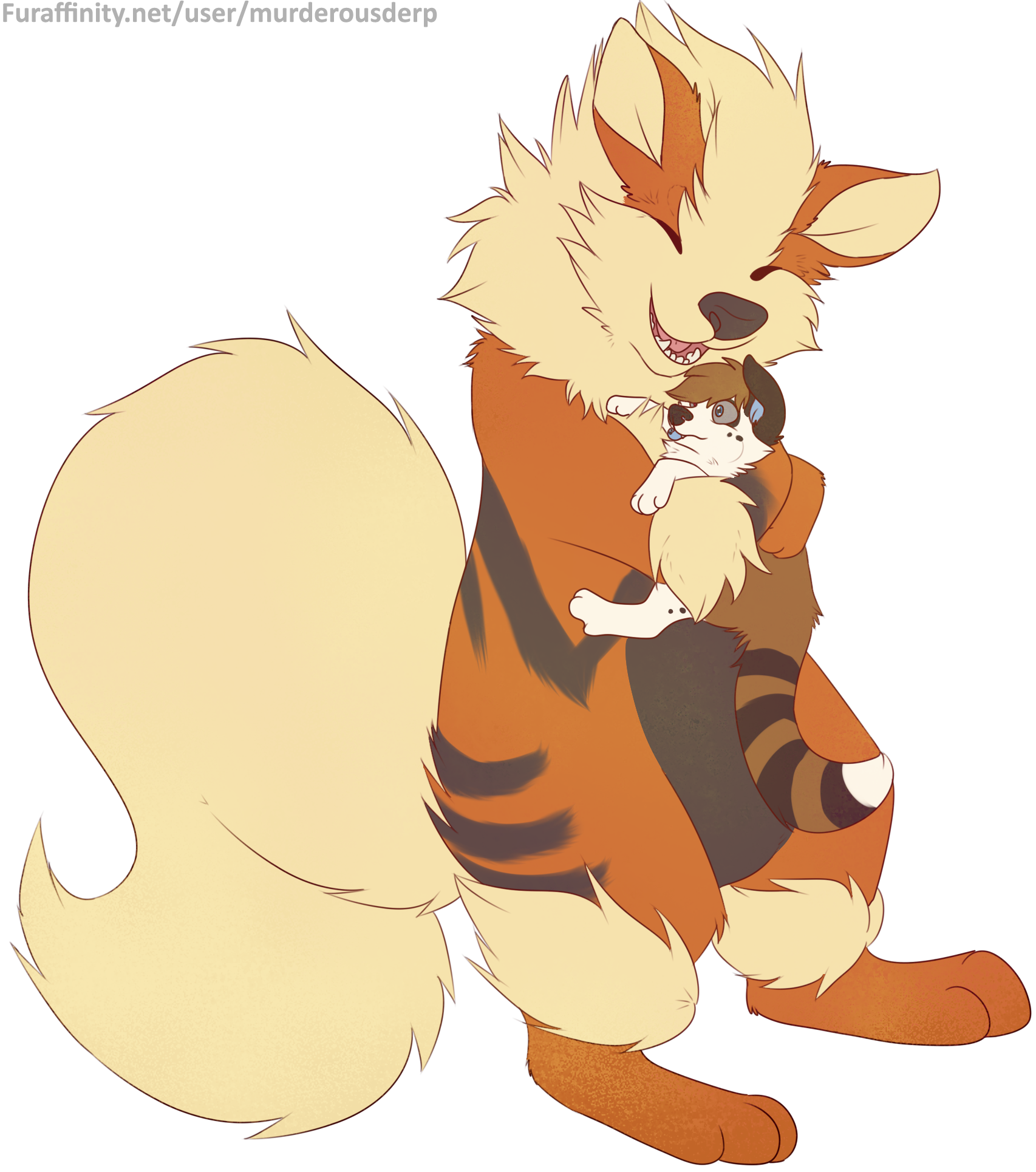 Arcanine uses Hugs