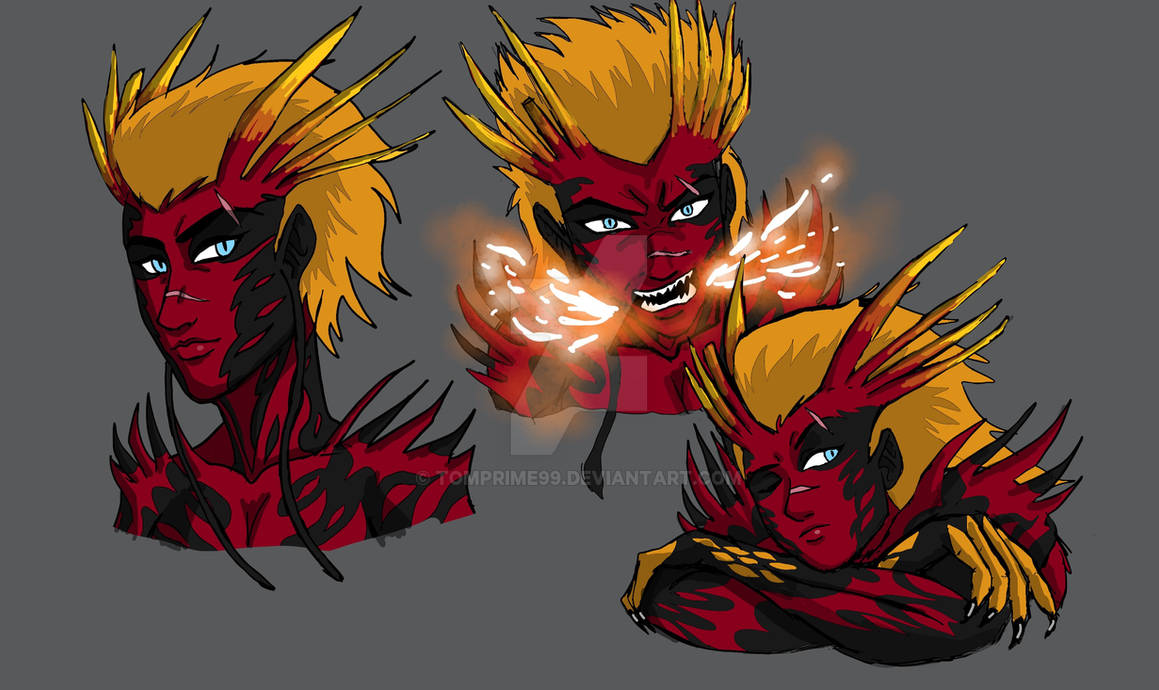 Pyro Human Human Pyrrah by tomprime99 on DeviantArt