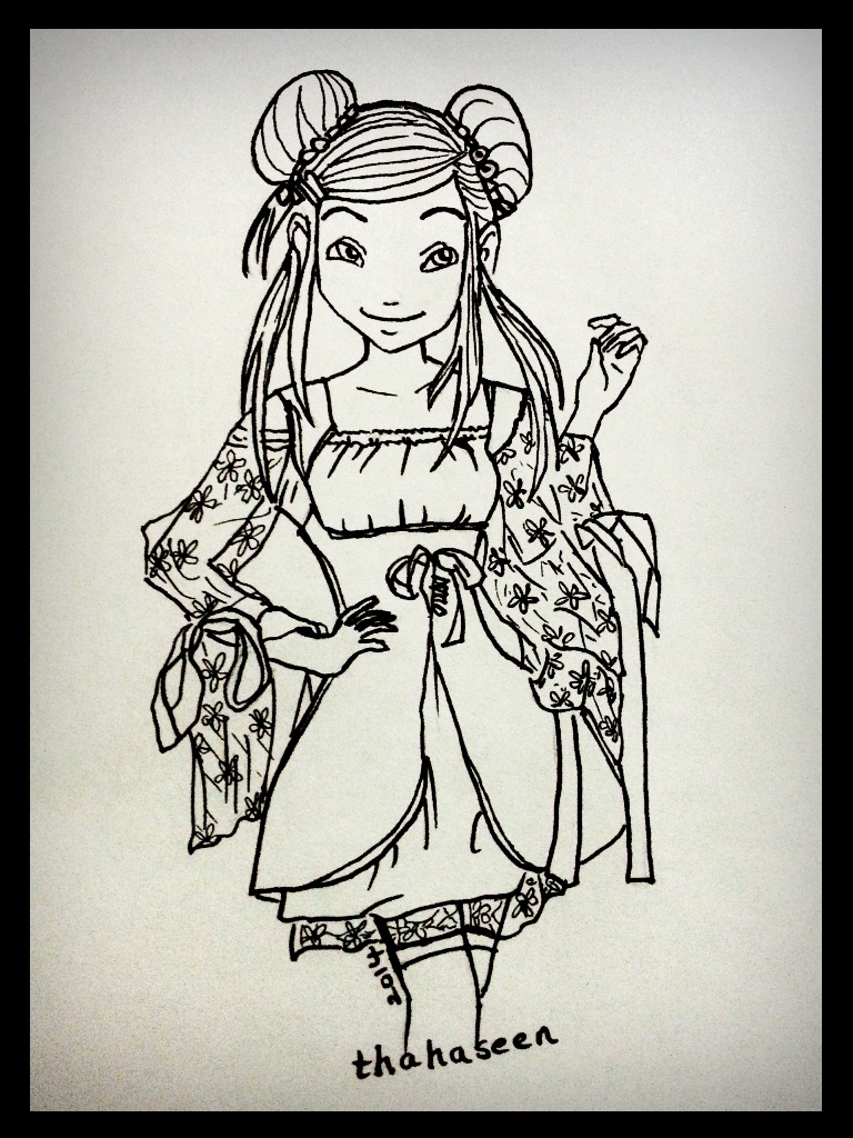 Hay Lin (Line art)