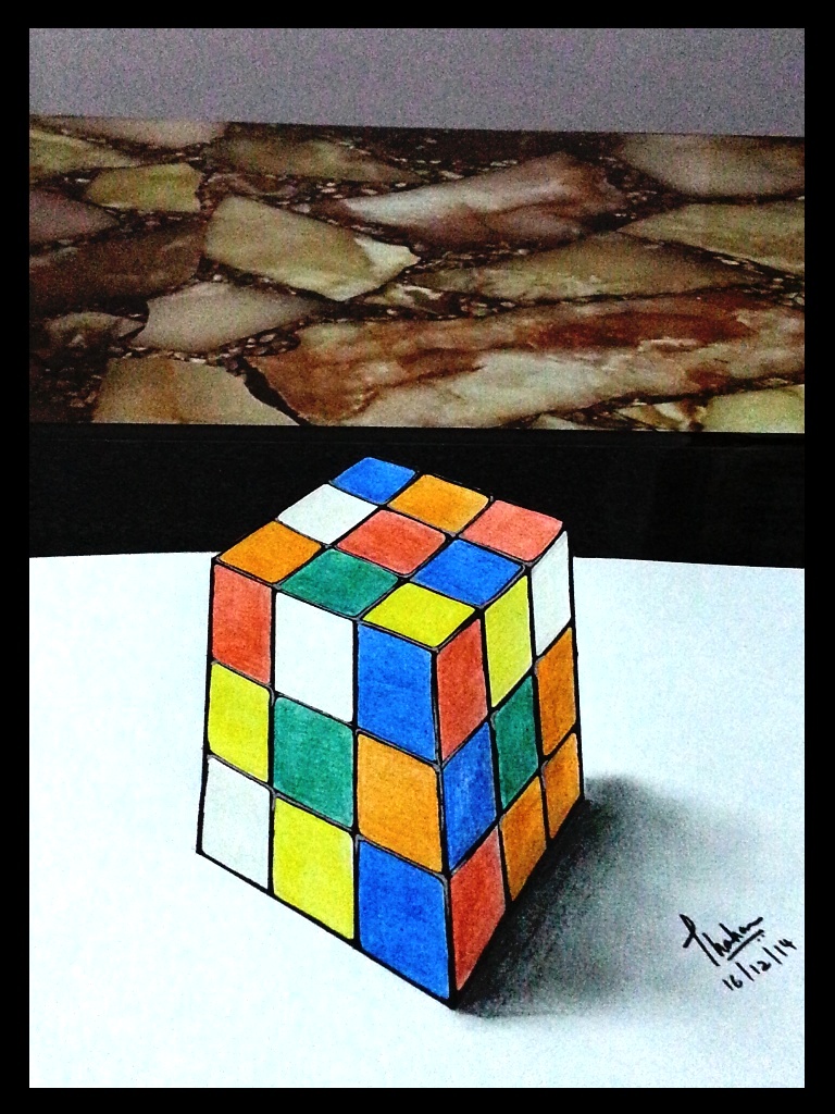 Rubik's cube (3D)