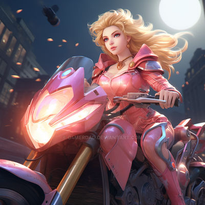 Princess Riding Motorcycle Princess Peach Riding a Motorcycle Stunning HD #3 by G4merdad on DeviantArt