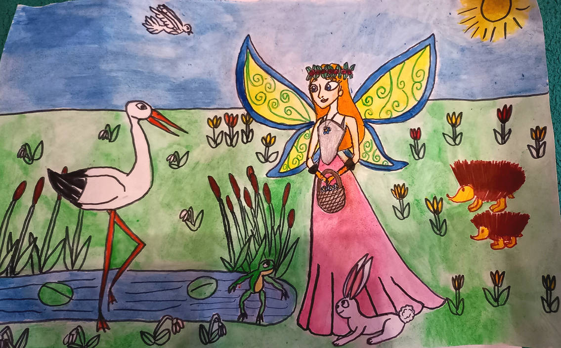 Spring Ina Fairy Tale The spring fairy. by ndpeeva2004 on DeviantArt