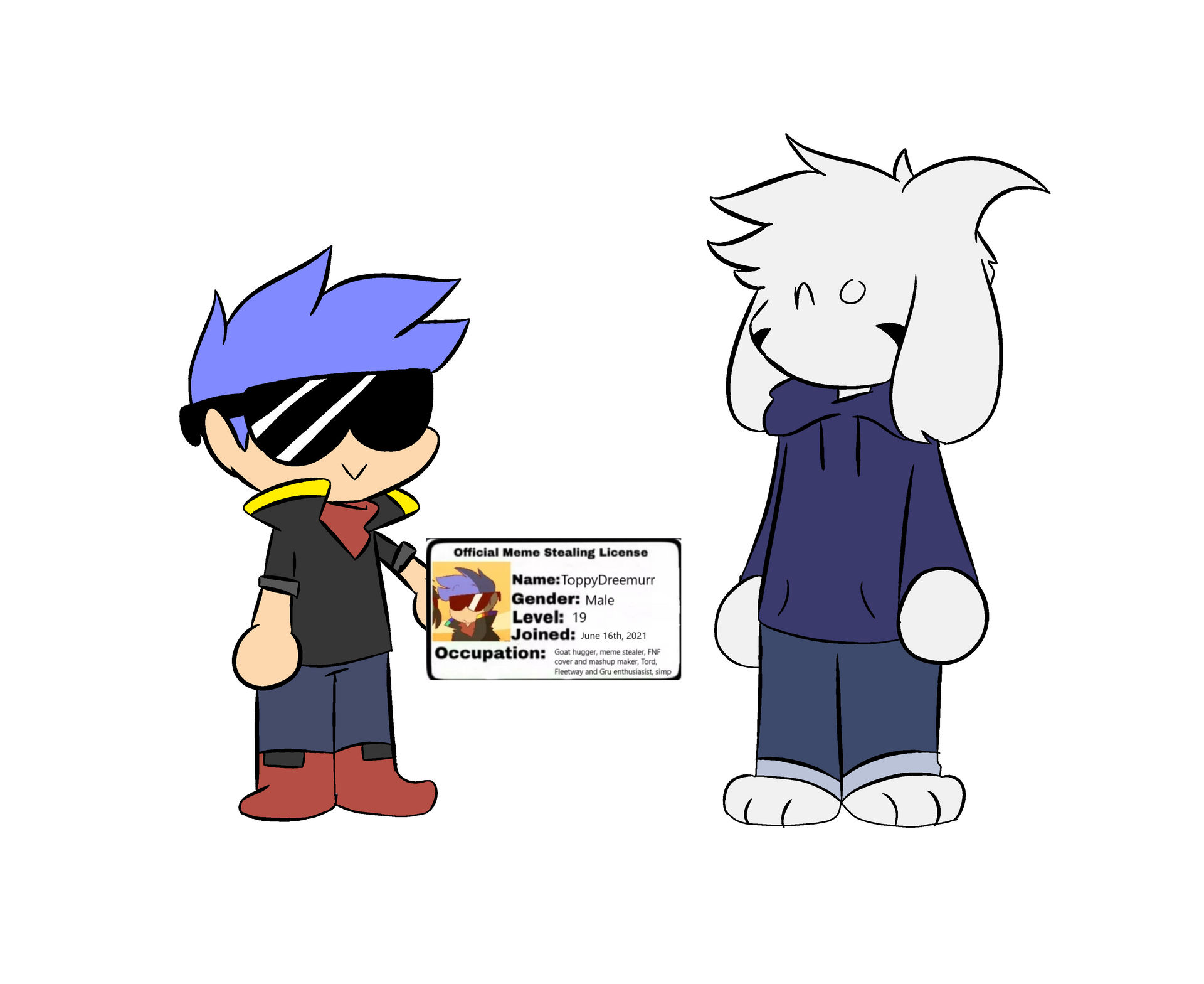 meme stealing license by theToMat0 on DeviantArt