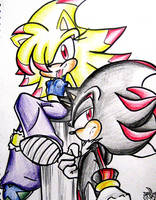 Chandi and Shadow the Hedgehog