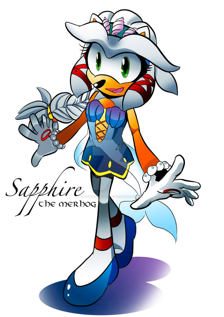 Sapphire the Merhog Mobius Style by LiyuConberma on DeviantArt
