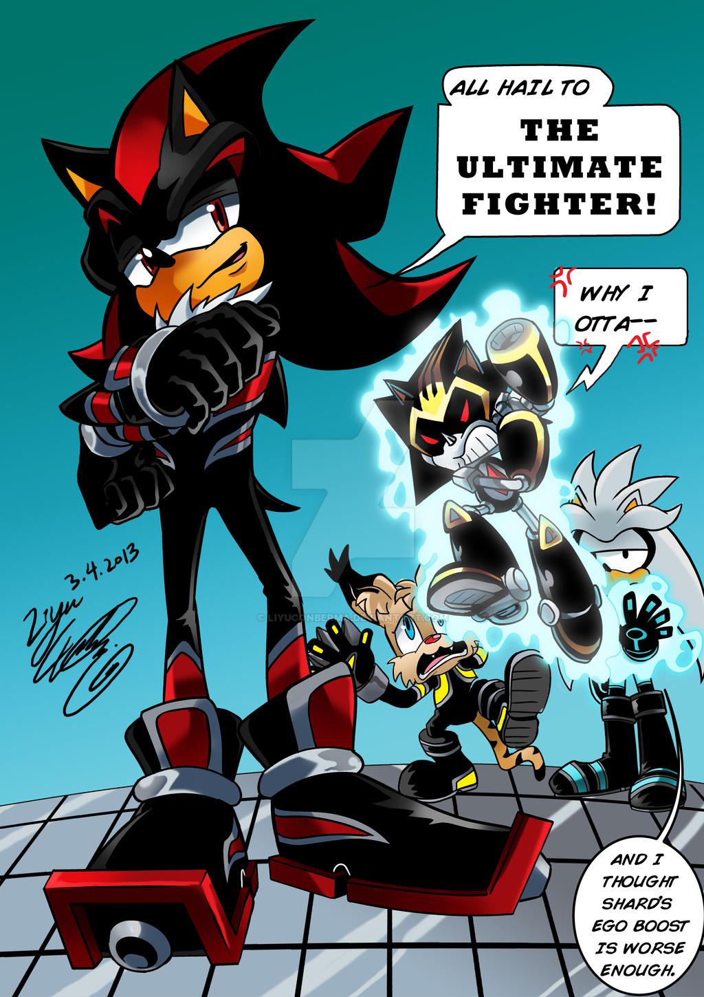 Shadow the New Secret Freedom Fighter?! by LiyuConberma on DeviantArt