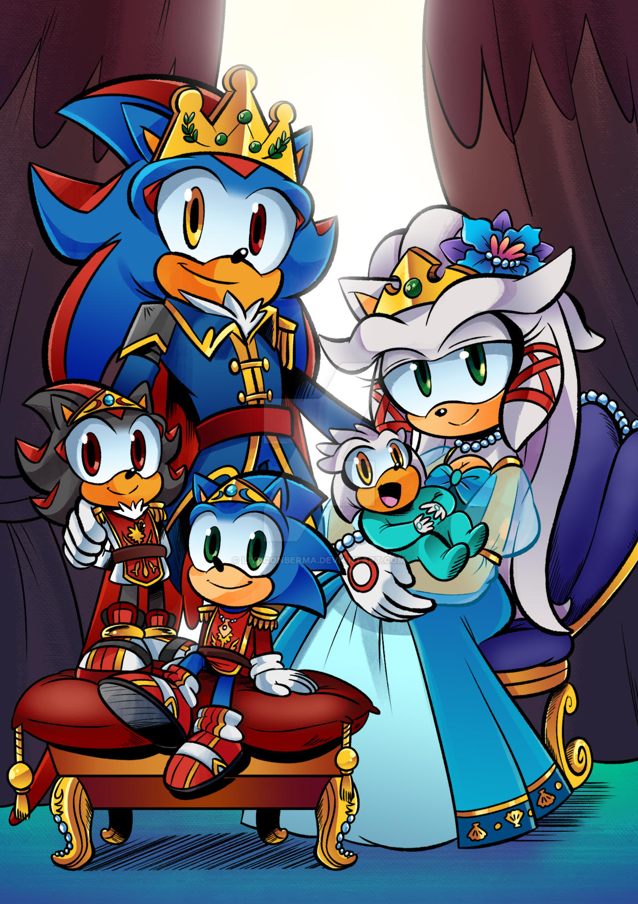 photo Royal Sonamy Family cosium royal family portrait by