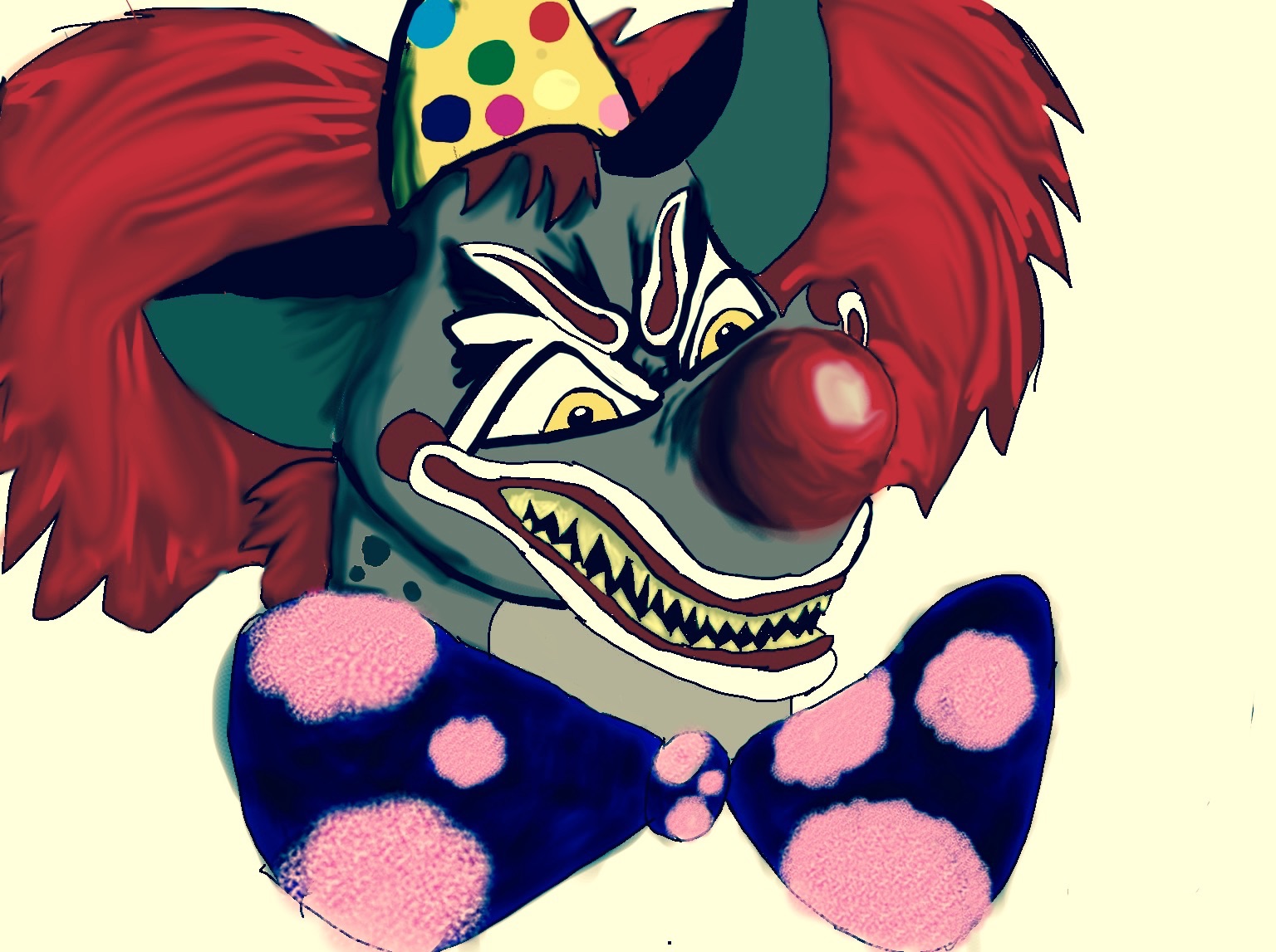 Rex the hyena clown