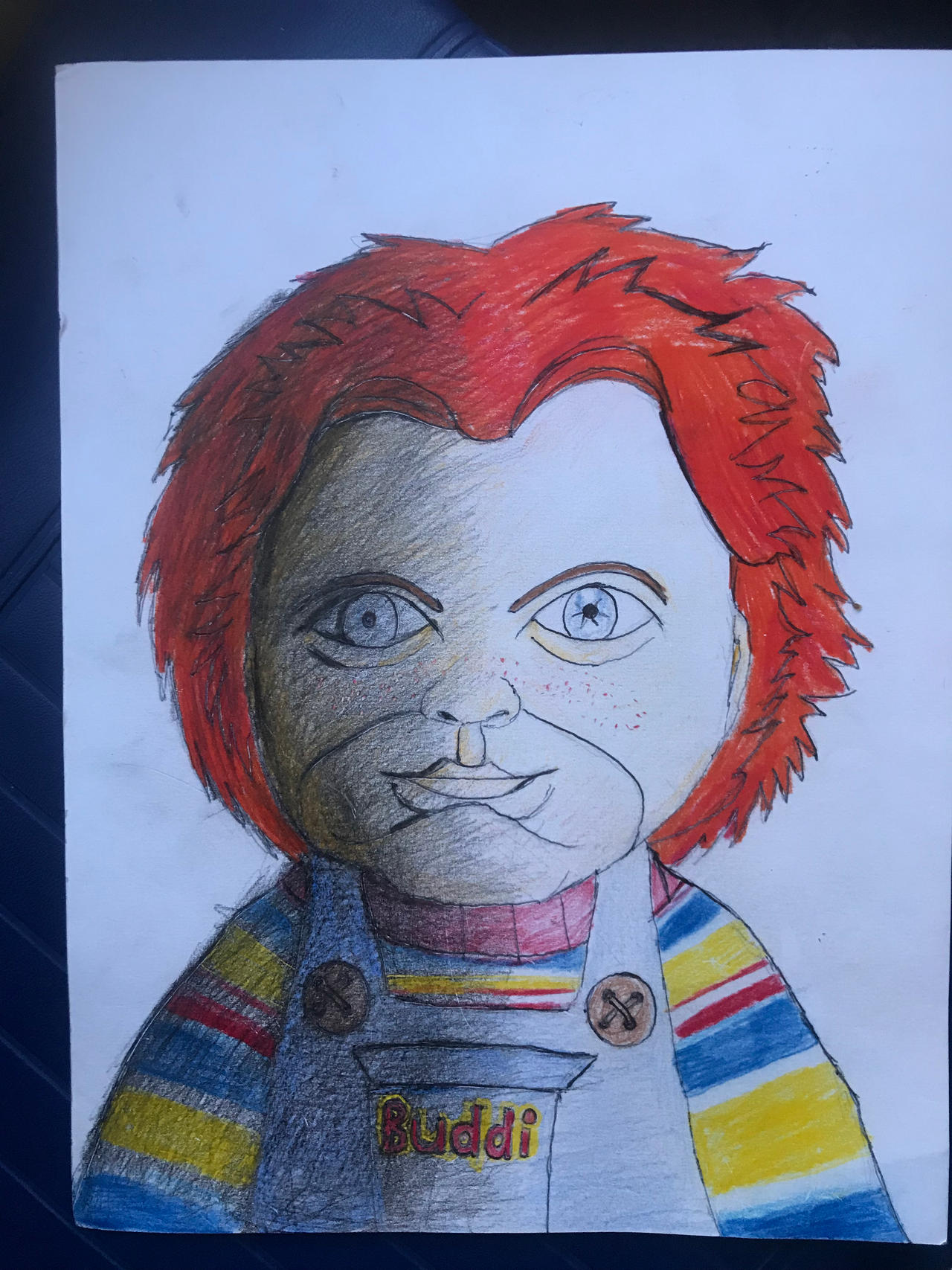 My first chucky drawing by kraidzilla on DeviantArt