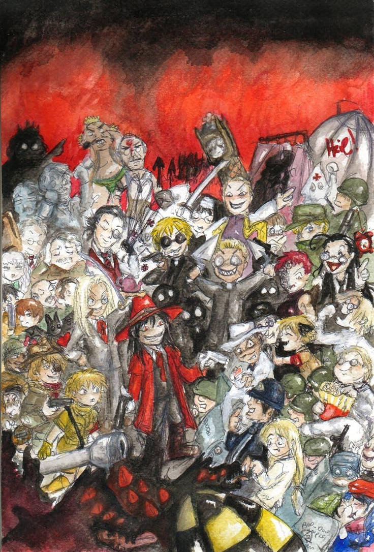 Hellsing Building Hellsing - the city is on fire by LevyRasputin on DeviantArt