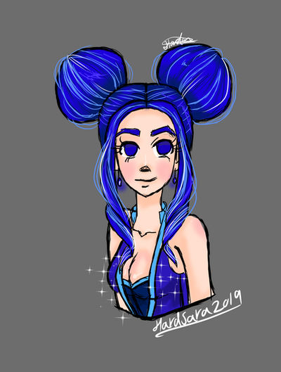 Bluecore Drawing Blue Sketch draw by Hardsara on DeviantArt