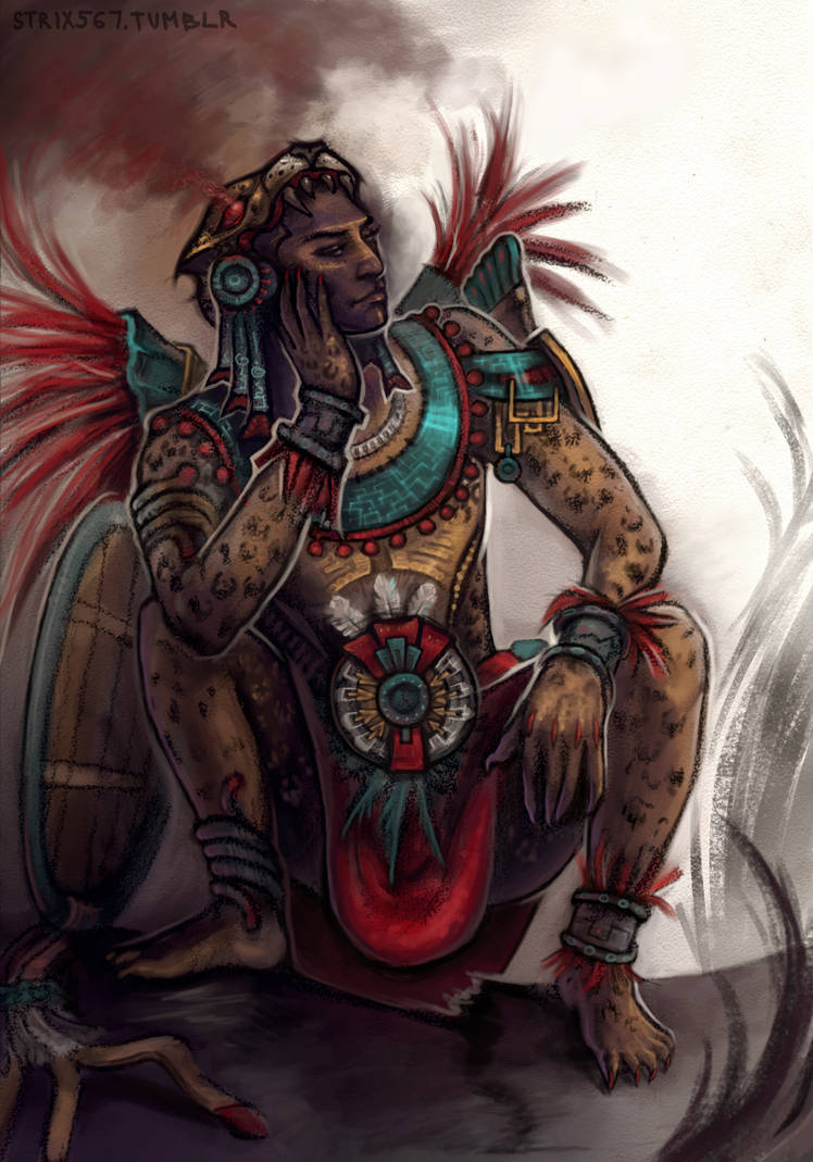 Jaguar warrior Aztec 12.04.2018 by strix567 on DeviantArt