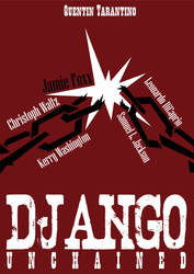 Django Unchained minimalistic poster