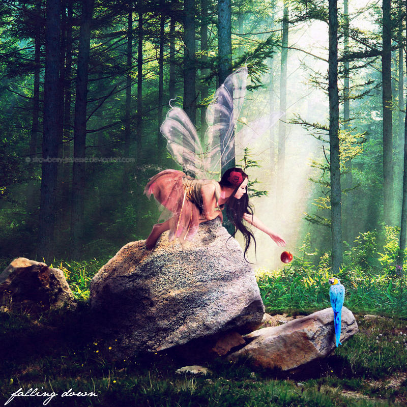 Bird Falling Deviantart Falling Down by strawberry-tristesse on DeviantArt