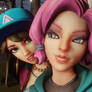 Ying and Maeve on a date (Selfie)