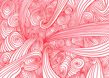 Doodle red