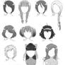 Just Some Hairstyle References