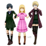 Sophie, Ciel and Alois (~Kimi-Kitty)