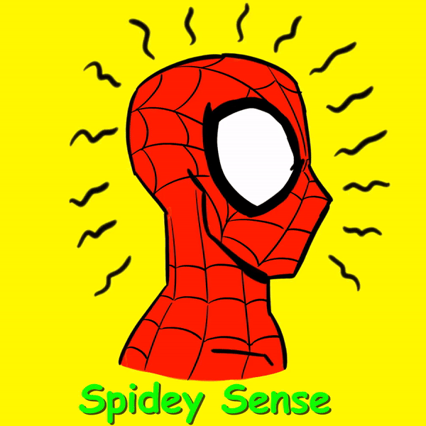 Spider-Man spidey sense! by LonelyBrownCow on DeviantArt